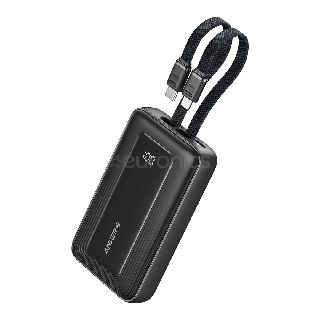 Anker Zolo Power Bank, 30 W, 10000 mAh, glossy light black - Power bank