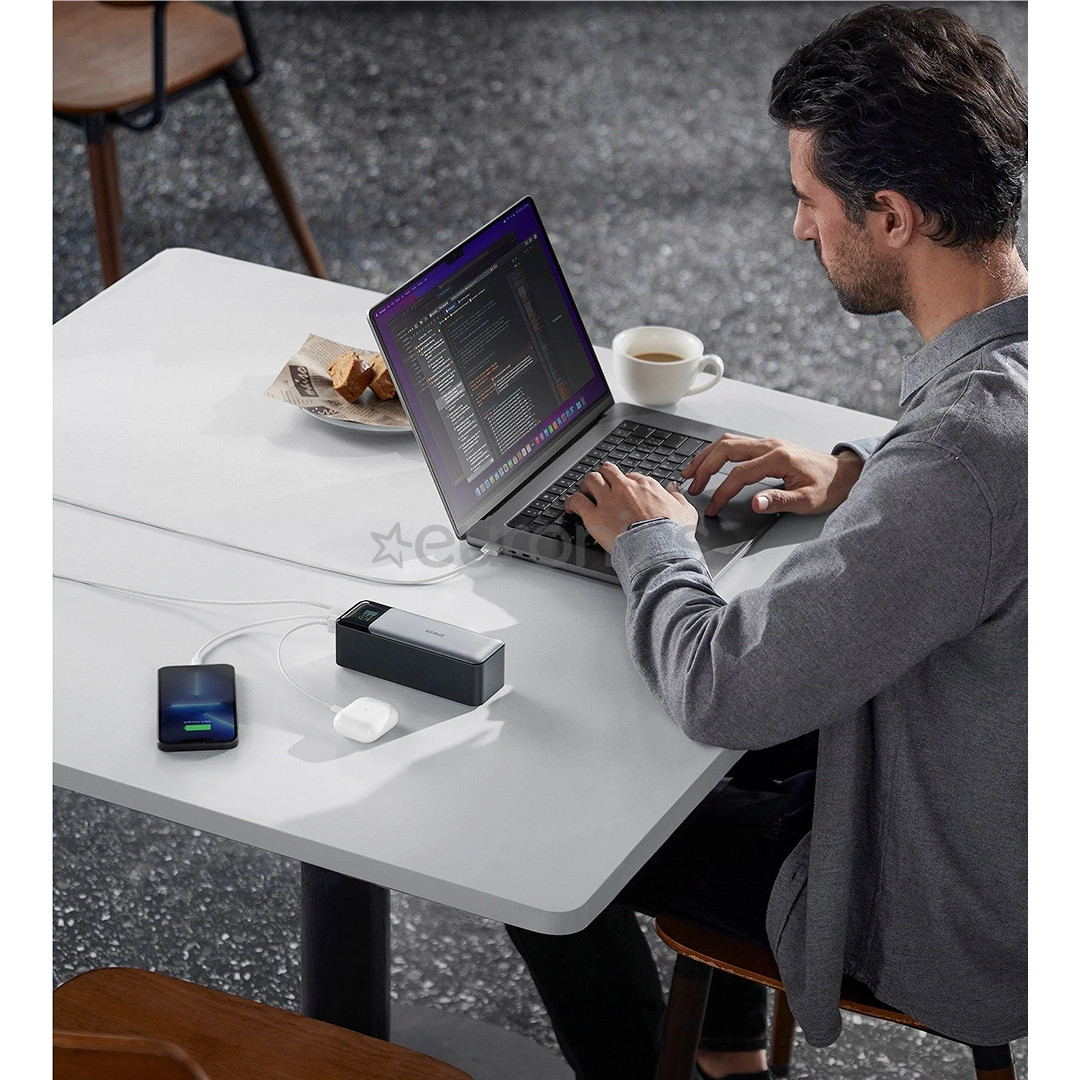 Anker 737 Power Bank, 140 W, 24000 mAh, must - Akupank