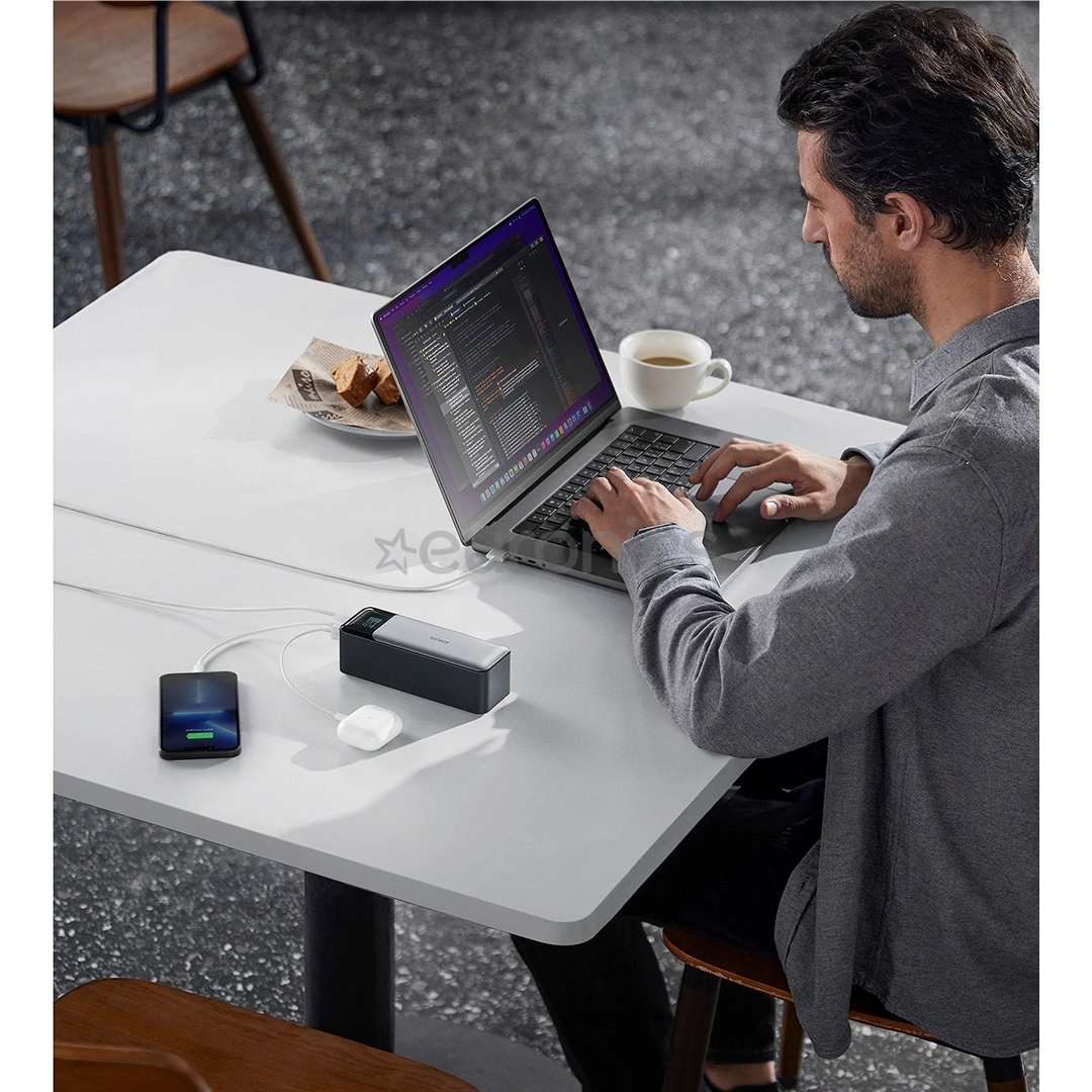 Anker 737 Power Bank, 140 W, 24000 mAh, must - Akupank