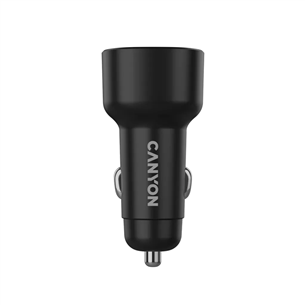 Canyon OnDrive 85, USB-A, USB-C, 83 W, black - Car charger