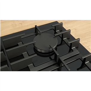 Bosch, Series 8, width 59 cm, black - Built-in gas hob