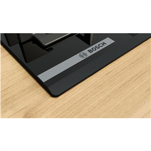 Bosch, Series 8, width 59 cm, black - Built-in gas hob