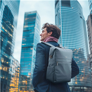 Hama Ultimate, 16,2'', grey blue - Notebook backpack