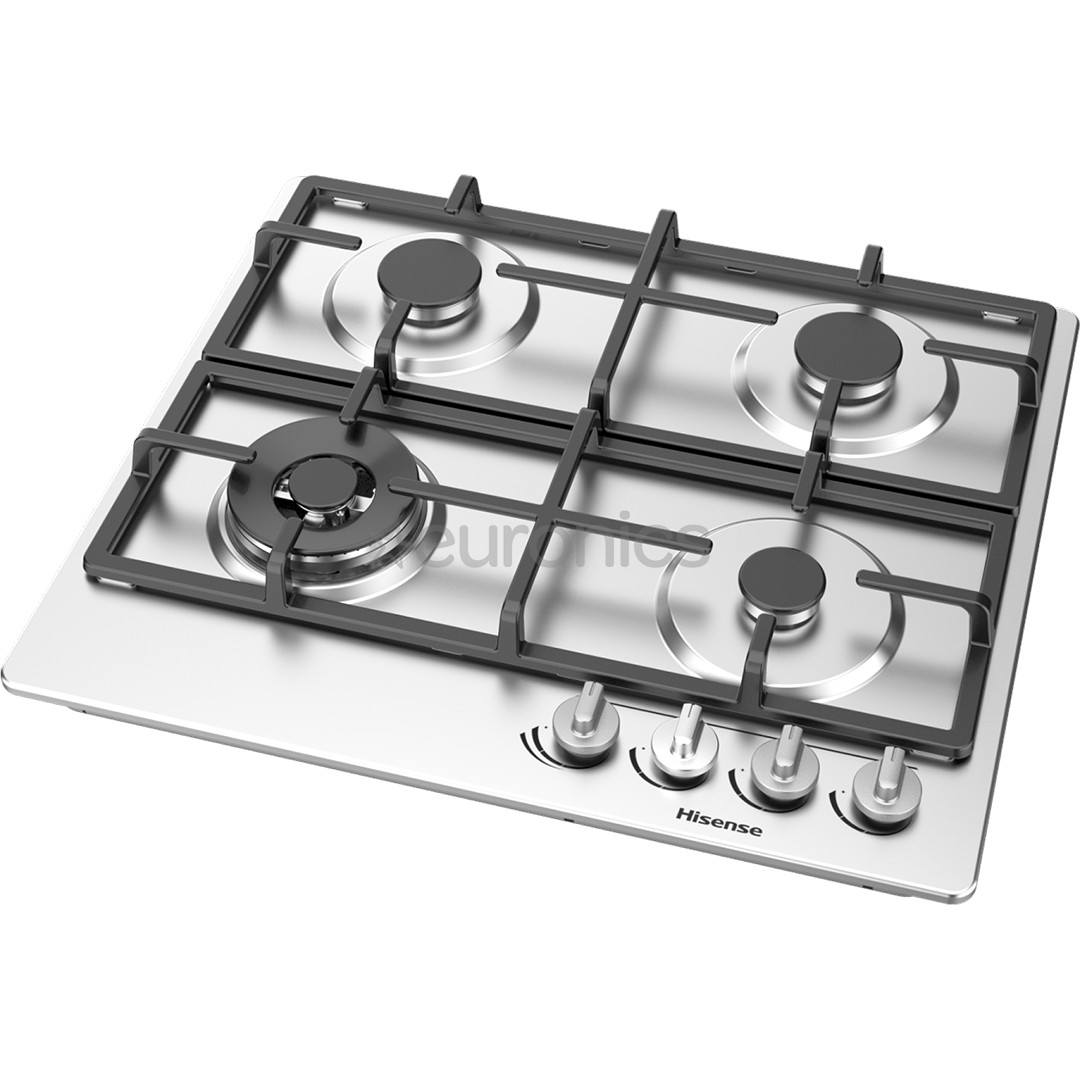 Hisense, laius 60 cm, roostevaba teras - Integreeritav gaasipliidiplaat