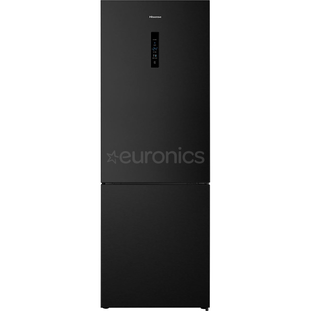 Hisense, NoFrost, 495 L, 200 cm, black - Refrigerator RB645N4BFE