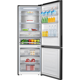 Hisense, NoFrost, 495 L, 200 cm, must - Külmik
