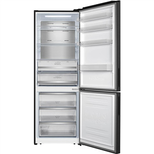 Hisense, NoFrost, 495 L, 200 cm, must - Külmik