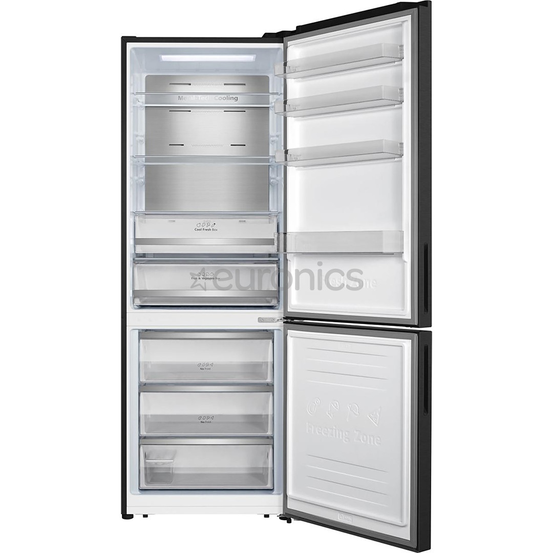 Hisense, NoFrost, 495 L, 200 cm, must - Külmik