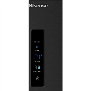 Hisense, NoFrost, 495 L, 200 cm, must - Külmik