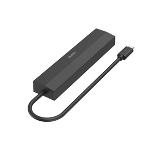 Hama USB-C Hub, 3x USB-A 3.2 Gen 1, USB-C, HDMI, LAN, must - USB jagaja