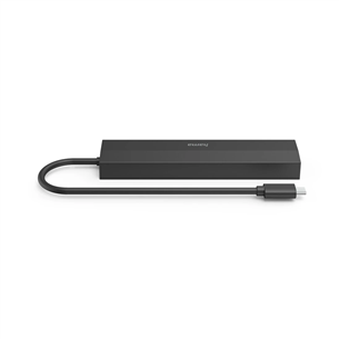 Hama USB-C Hub, 3x USB-A 3.2 Gen 1, USB-C, HDMI, LAN, must - USB jagaja