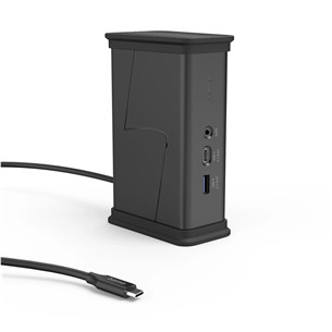 Hama Connect2Office, USB-C, 9 портов, 100 Вт, серый - Док-станция для ноутбука
