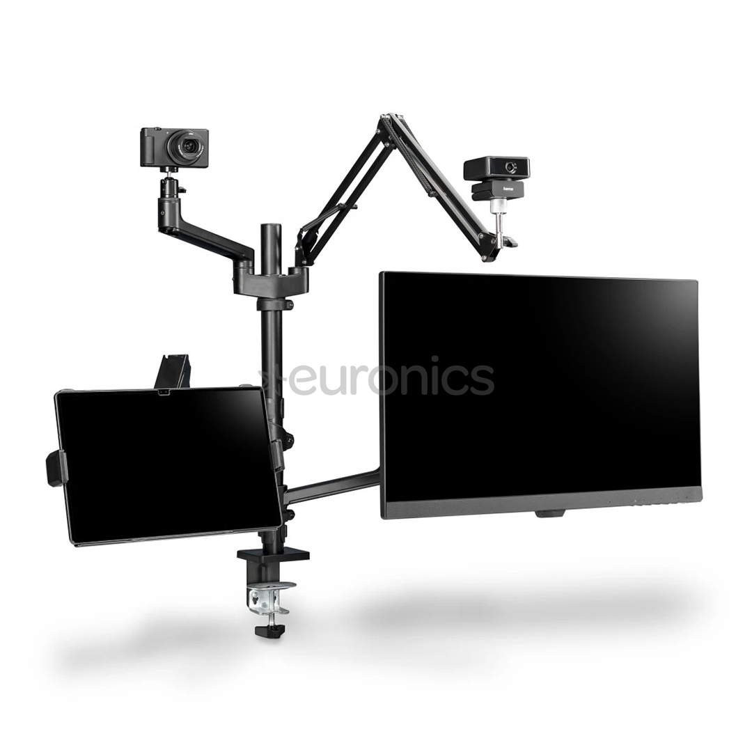 Hama Monitor Holder for Streaming Setup, 13-32'', black - Monitor stand