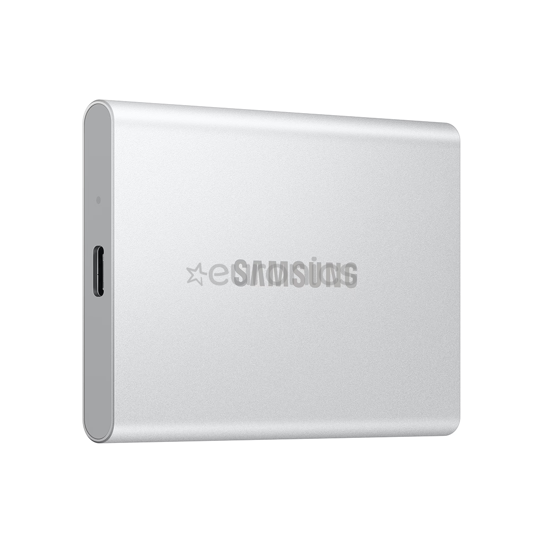 Samsung Portable SSD T7 Resurrected, 1 TB, USB 3.2 Gen 2, silver - External SSD