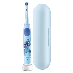 Braun Oral-B iO Kids, Disney, Stitch, sinine - Elektriline hambahari + vutlar