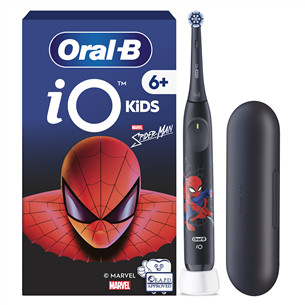Braun Oral-B iO Kids, Marvel Spiderman, черный - Электрическая зубная щетка + футляр IO.KID.SPIDER.TC