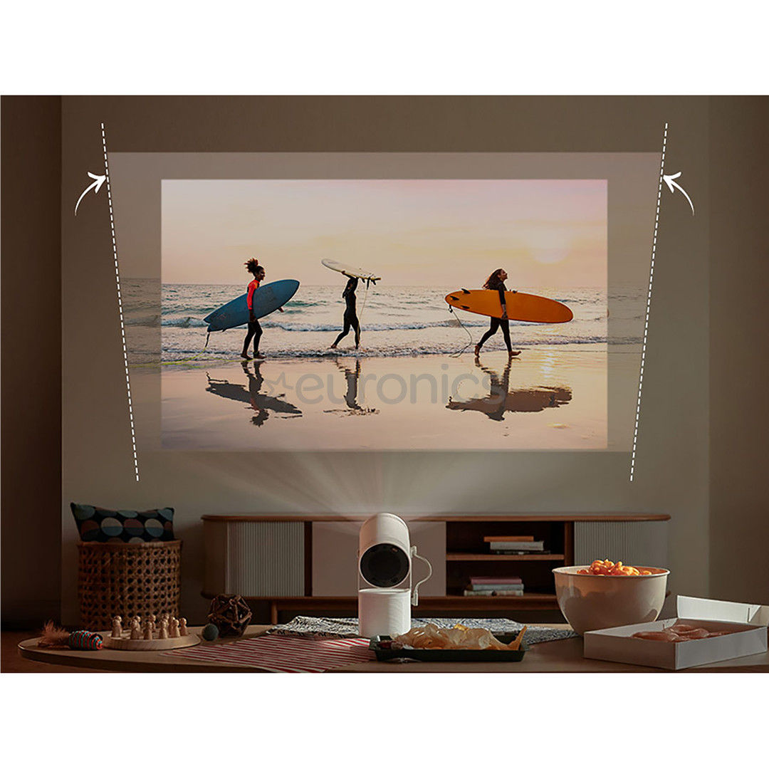Samsung The Freestyle (Gen 2), 30-100", white/pink - Smart projector bundle