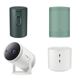 Samsung The Freestyle (Gen 2), 30-100", белый/зеленый - Комплект с проектором