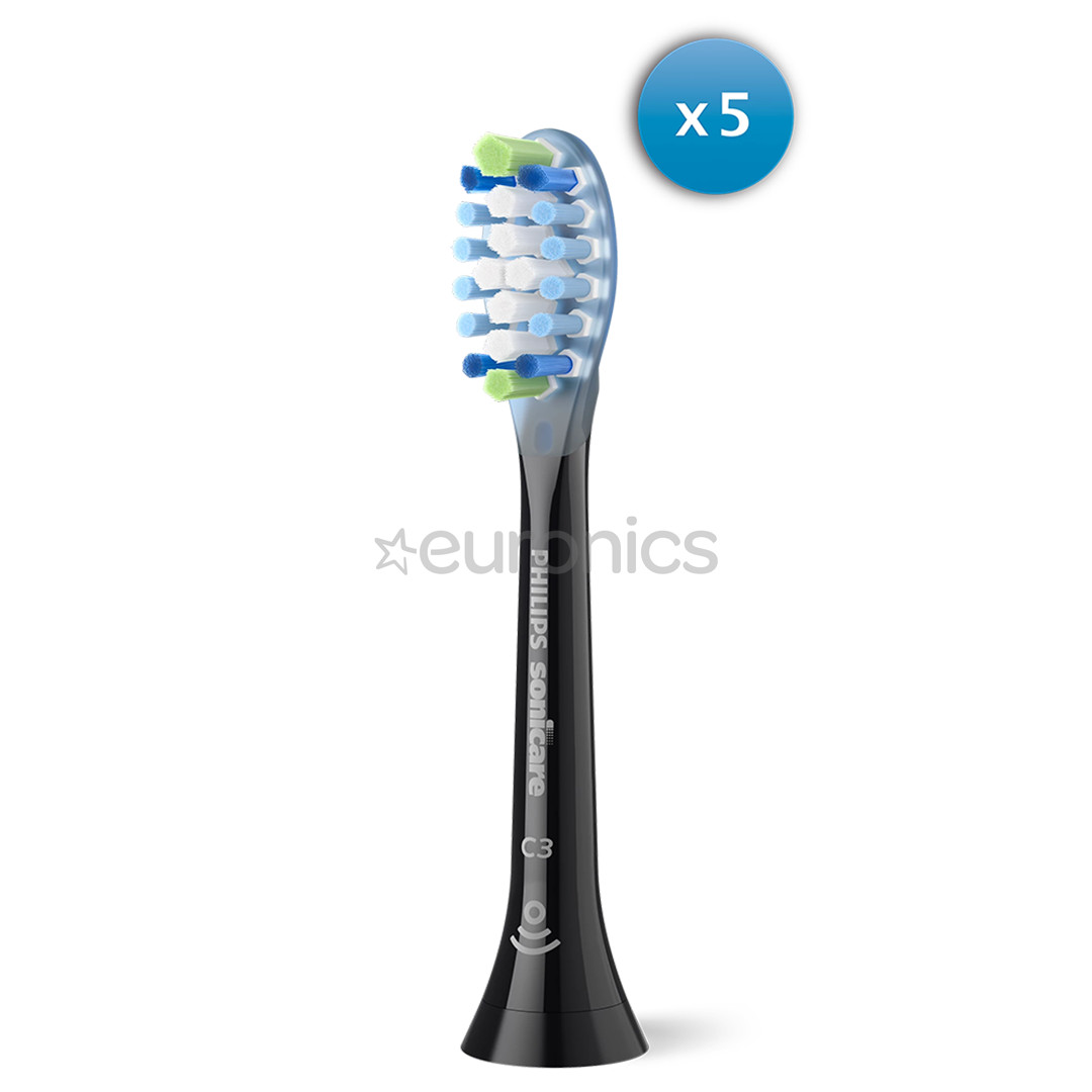 Philips Sonicare Premium Plaque Defence, 5 pcs, black - Spare brushes