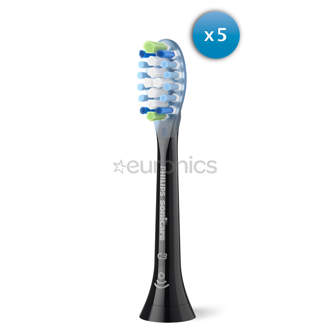Philips Sonicare Premium Plaque Defence, 5 tk, must - Hambaharja otsikud
