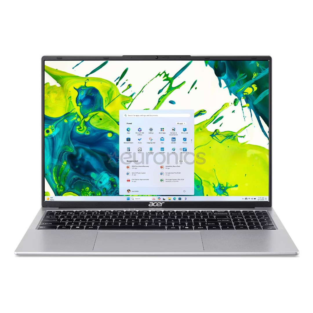 Acer Aspire Lite 16, 16'', WUXGA, Core 5, 16 GB, 512 GB, ENG, light silver - Notebook