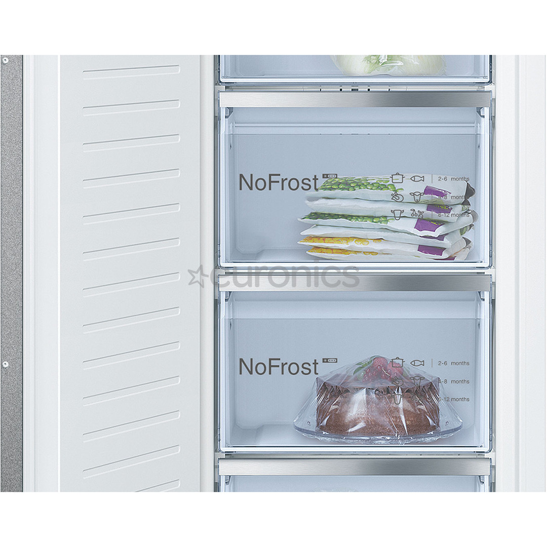 Bosch, Series 6, NoFrost, 212 L, height 177 cm - Built-in freezer