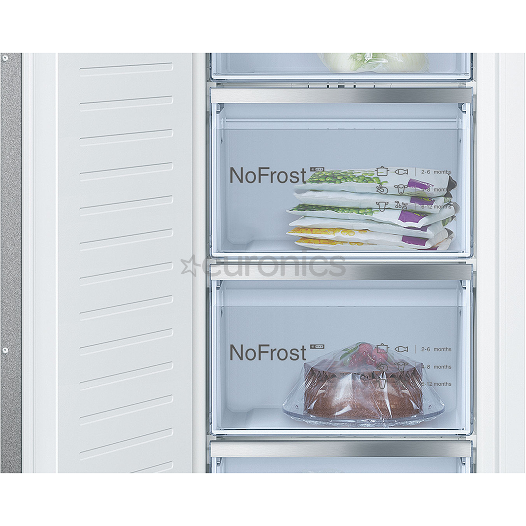 Bosch, Series 6, NoFrost, 212 L, height 177 cm - Built-in freezer
