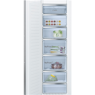 Bosch, Series 6, NoFrost, 212 L, height 177 cm - Built-in freezer