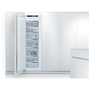 Bosch, Series 6, NoFrost, 212 L, height 177 cm - Built-in freezer