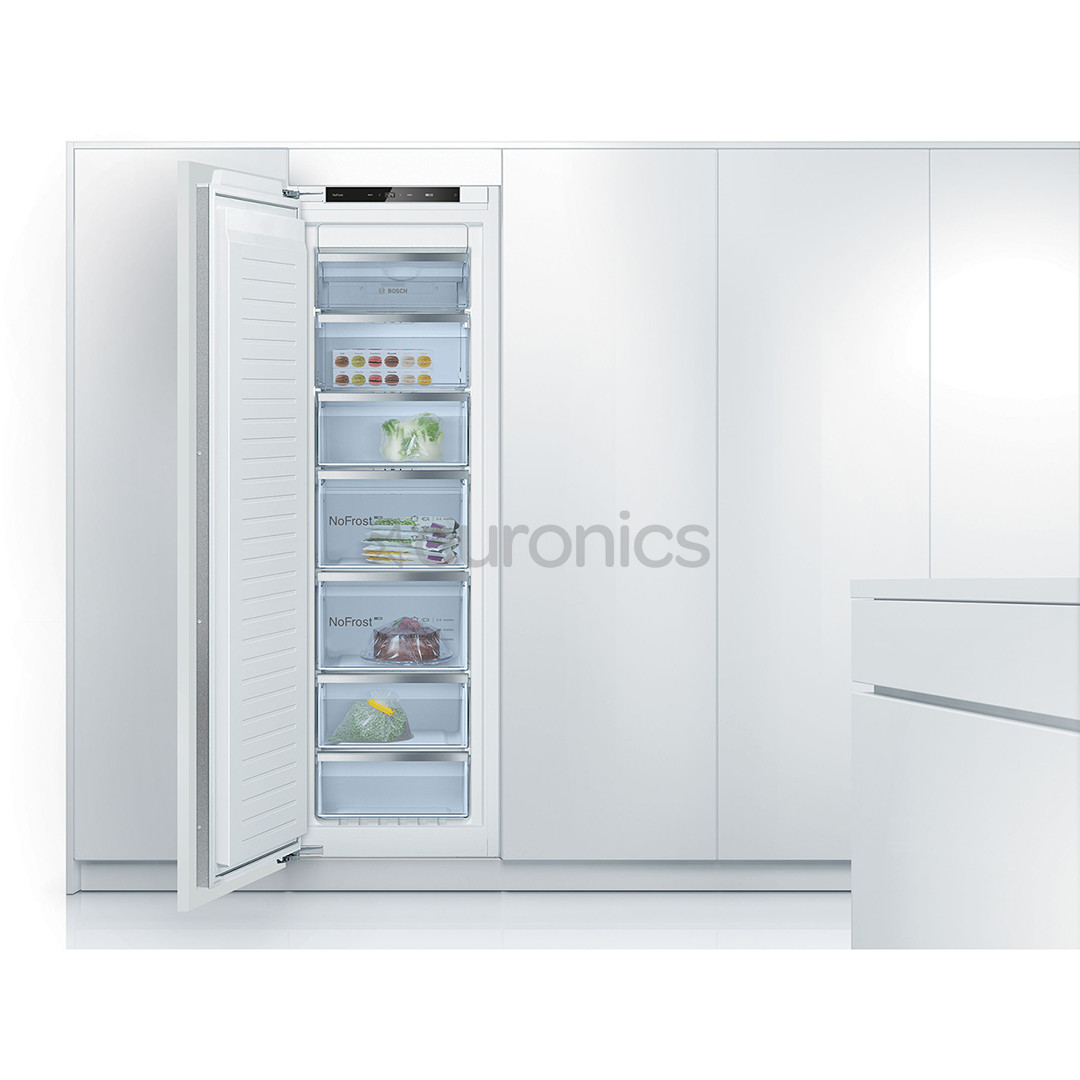 Bosch, Series 6, NoFrost, 212 L, height 177 cm - Built-in freezer