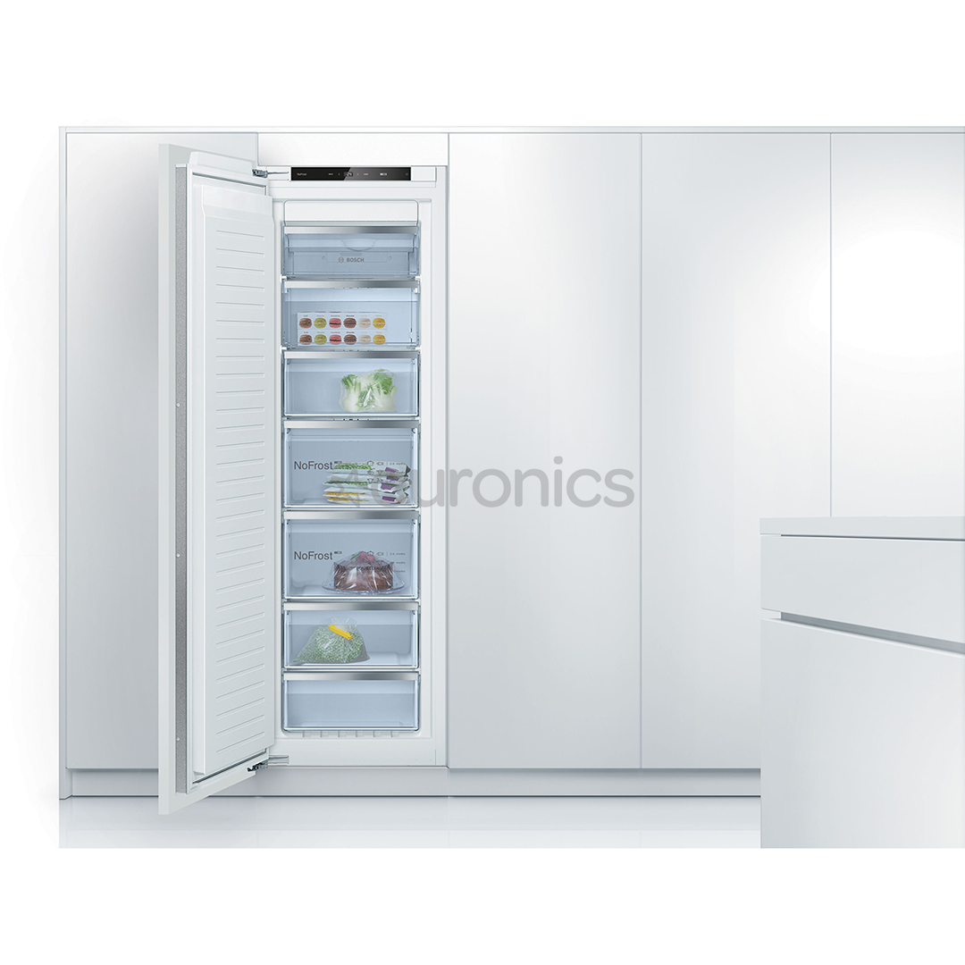Bosch, Series 6, NoFrost, 212 L, height 177 cm - Built-in freezer