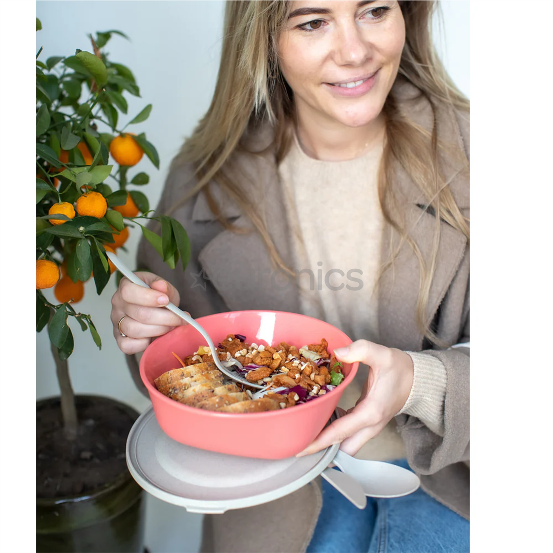 Koziol CONNECT BOX 1,3 л, коралловый - Миска с крышкой