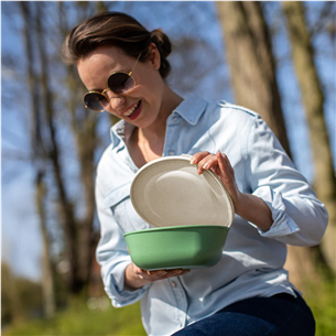 Koziol CONNECT BOX 1,3 л, зеленый - Миска с крышкой