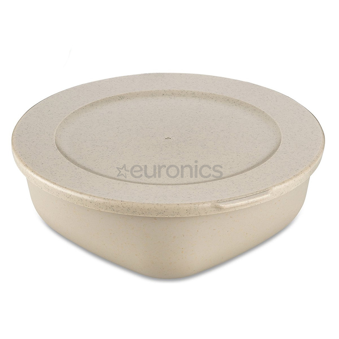 Koziol CONNECT BOX 1.3 L, light brown - Box with lid