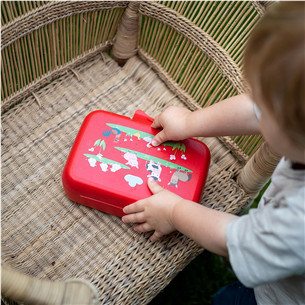 Koziol Candy L Farm, red - Lunch box