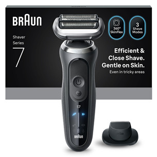 Braun, Series 7, Wet & Dry, серый - Бритва 72-G1200S