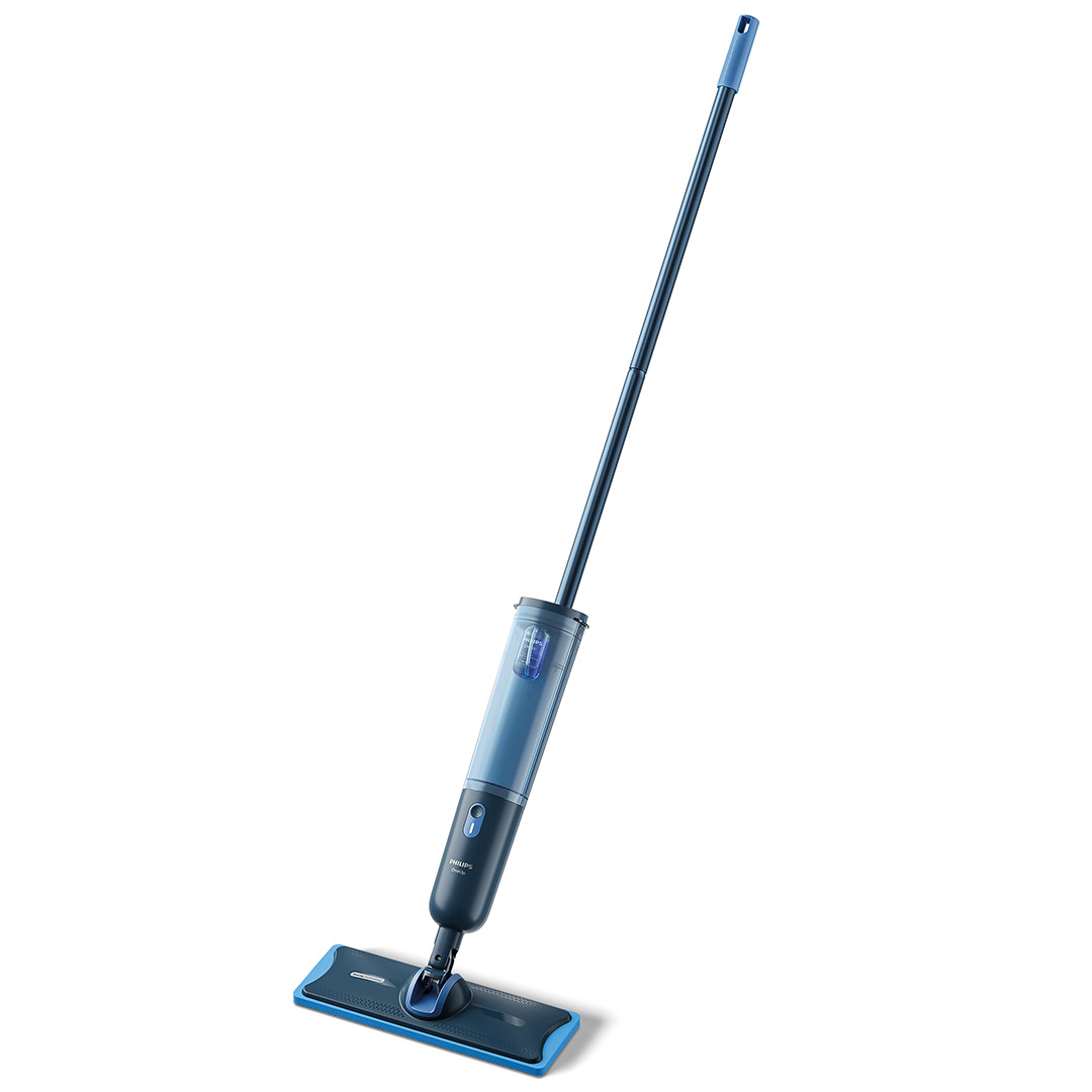 Philips OneUp 3000 Series, синий - Электрическая швабра-
