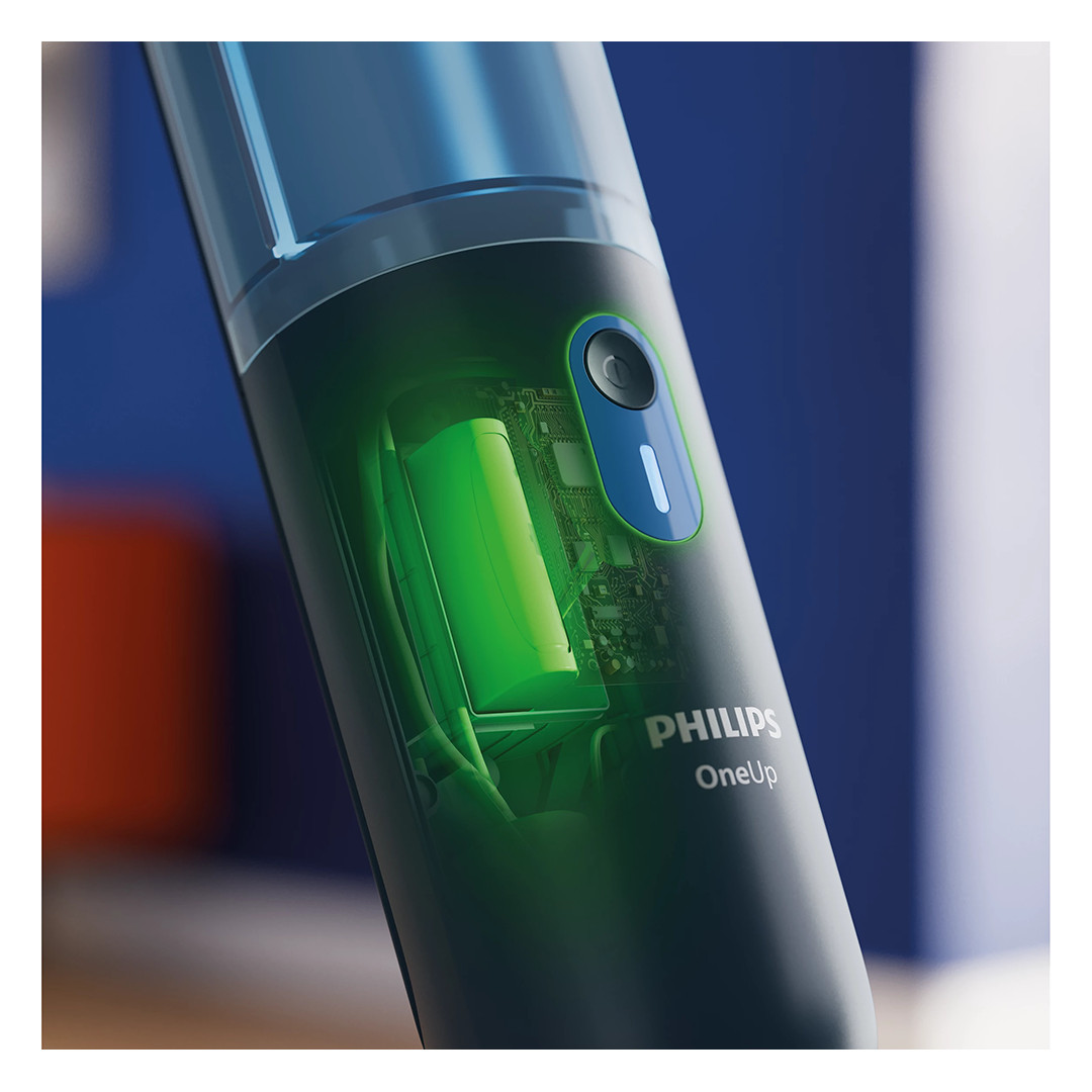 Philips OneUp 3000 Series, синий - Электрическая швабра-