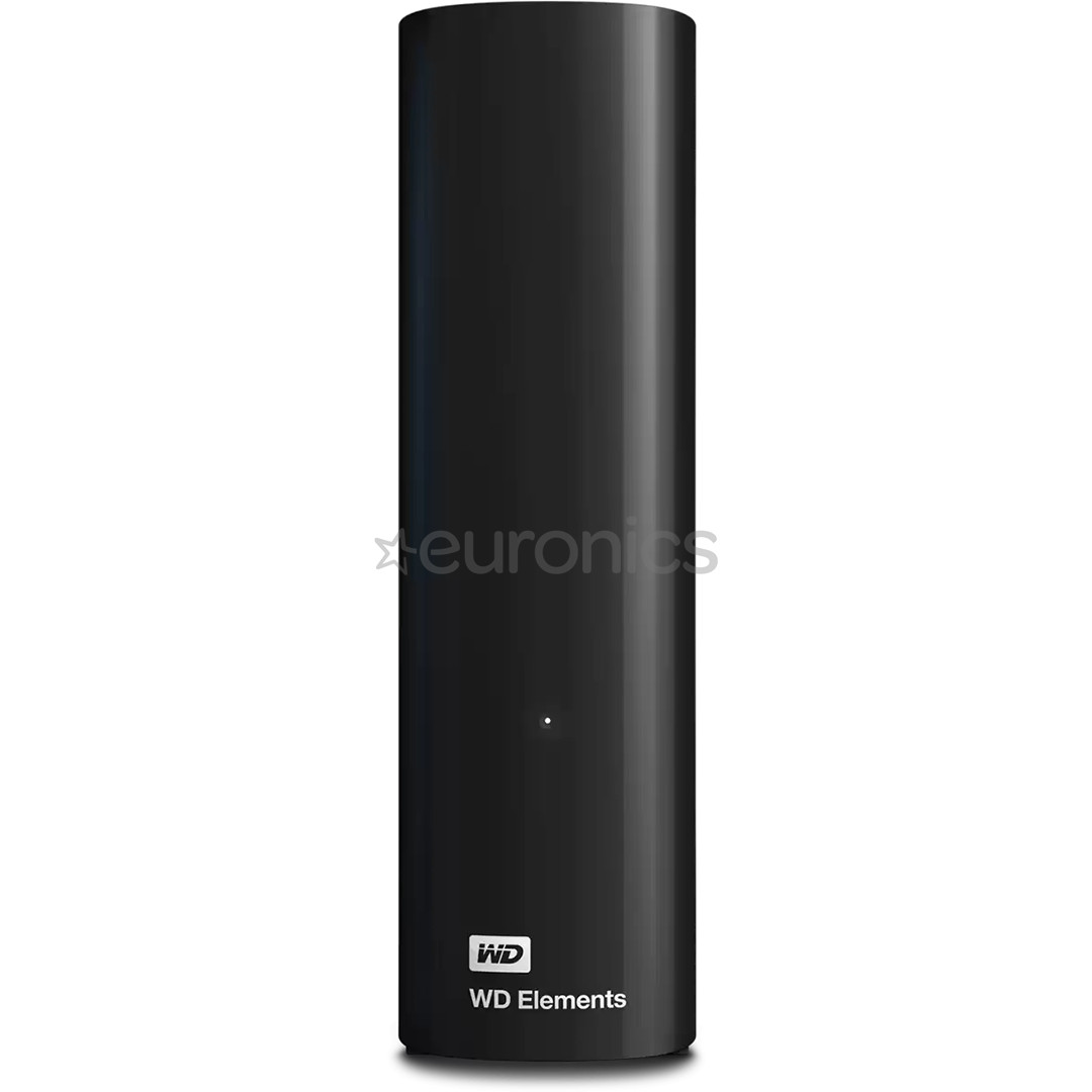 Western Digital WD Elements Desktop, 12 TB, must - Väline kõvaketas