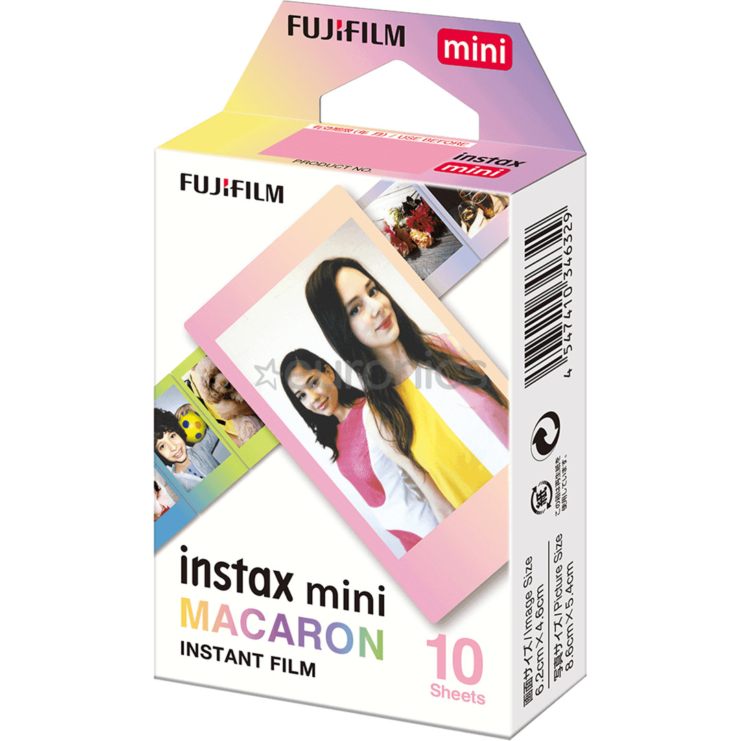 Fujifilm Instax Mini MACARON  film, 10 tk - Fotopaber