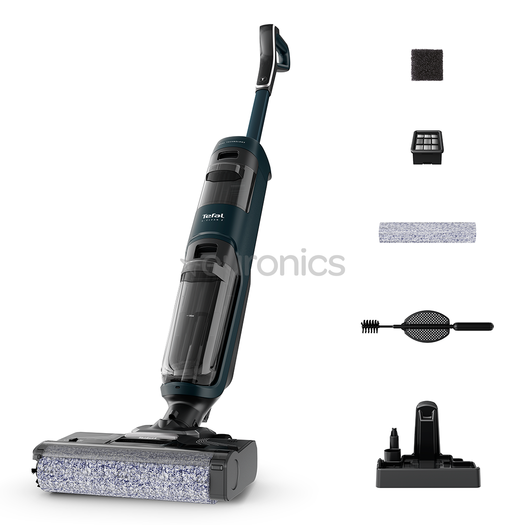 Tefal X-Clean 2, 2-in-1, Wet & Dry, green - Cordless hard floor cleaner