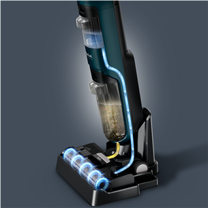 Tefal X-Clean 2, 2-in-1, Wet & Dry, green - Cordless hard floor cleaner
