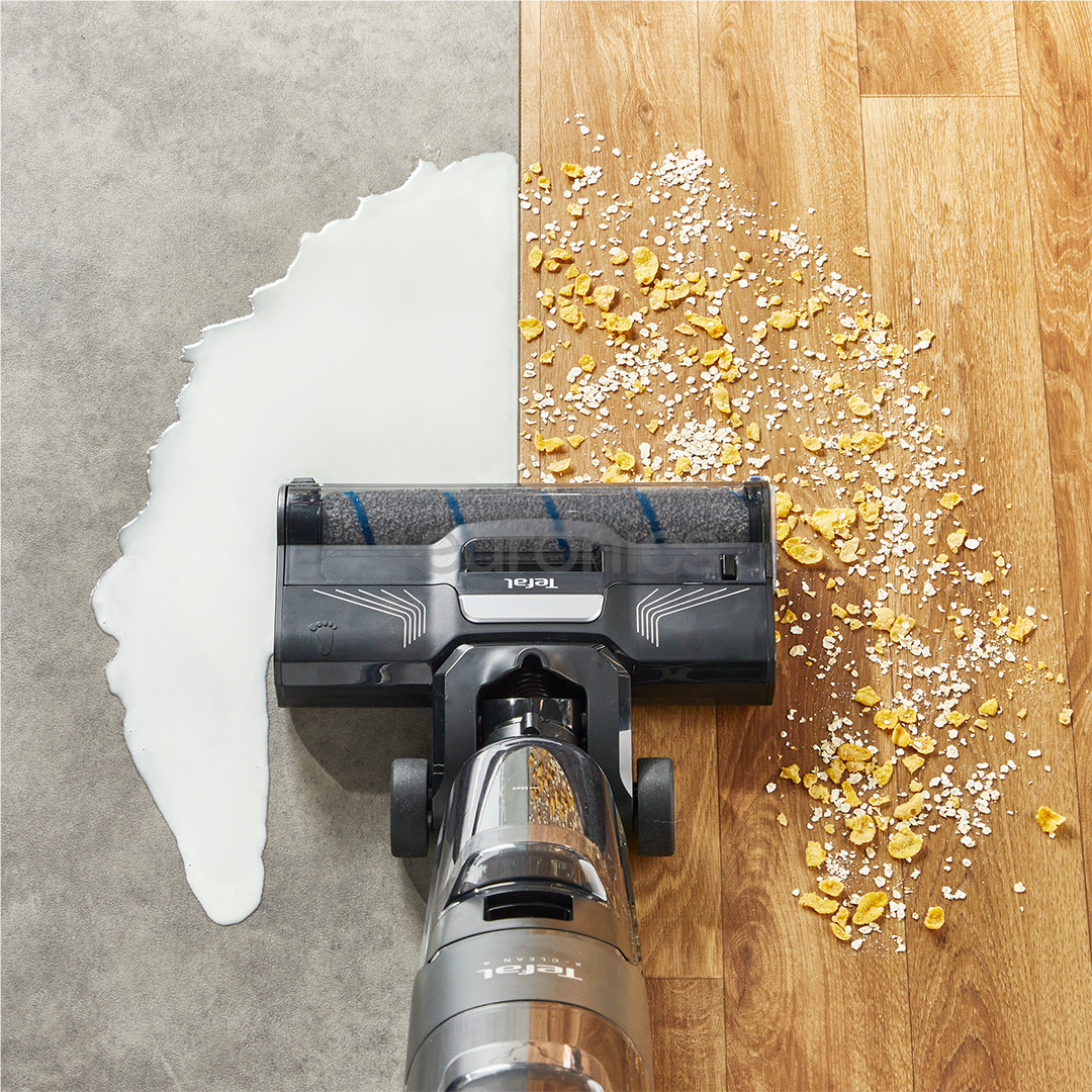 Tefal X-Clean 4, märg- ja kuivpuhastus, hall - Juhtmevaba kõvapõranda puhastaja
