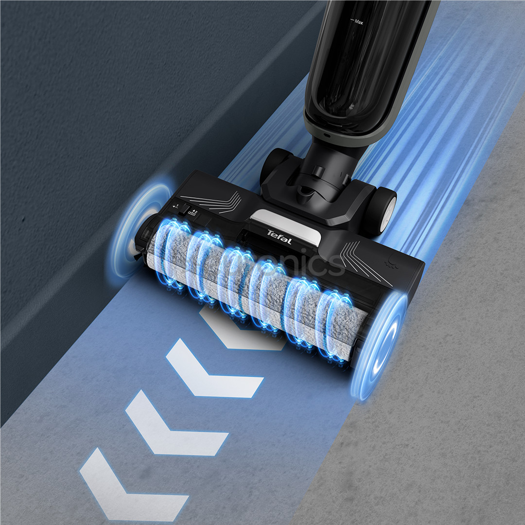 Tefal X-Clean 4, märg- ja kuivpuhastus, hall - Juhtmevaba kõvapõranda puhastaja