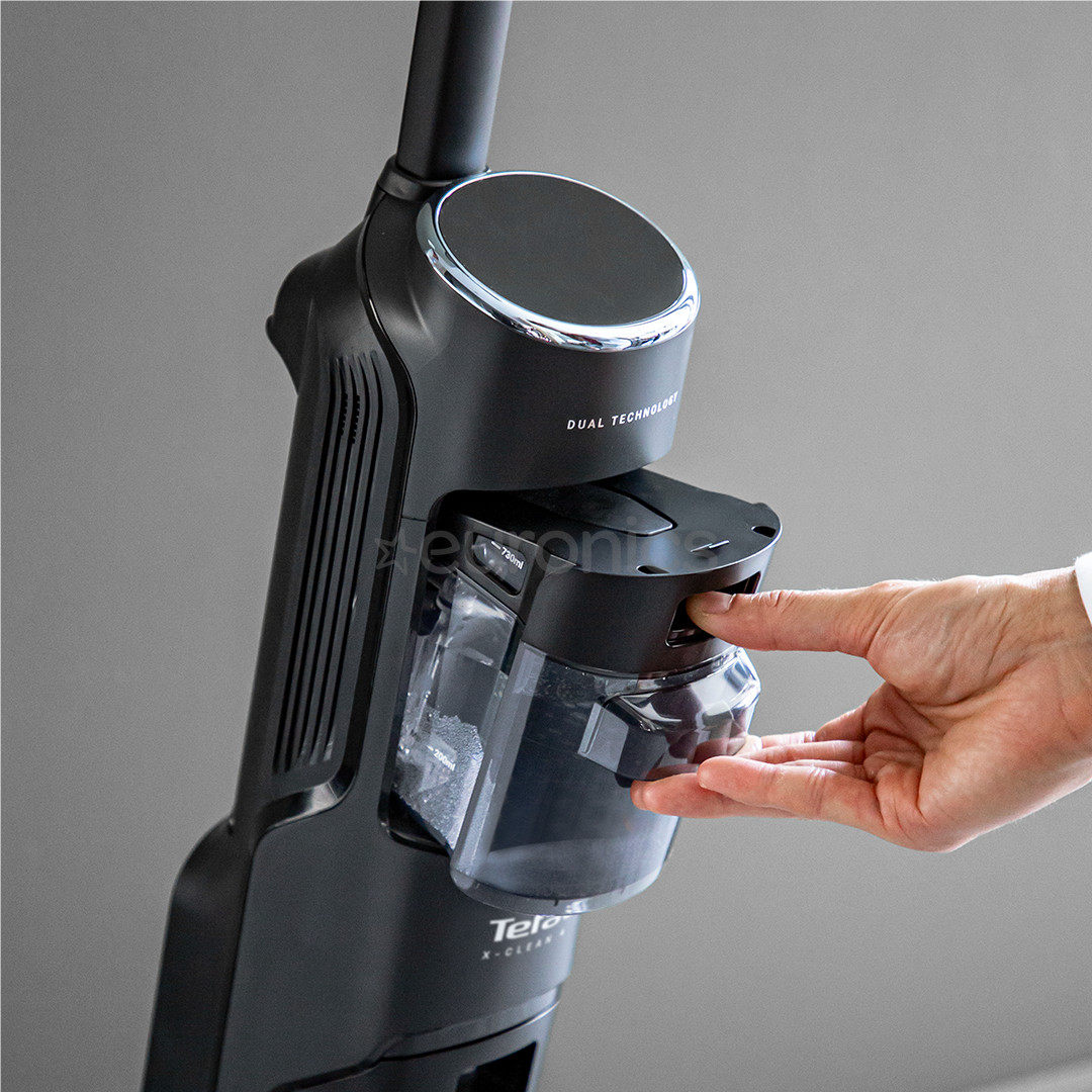 Tefal X-Clean 4, märg- ja kuivpuhastus, hall - Juhtmevaba kõvapõranda puhastaja