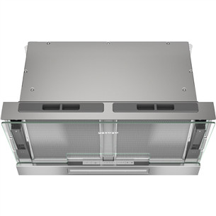 Miele, 600 m³/h, width 56.1 cm, transparent glass - Built-in cooker hood