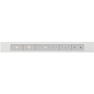 Miele, 600 m³/h, width 56.1 cm, transparent glass - Built-in cooker hood