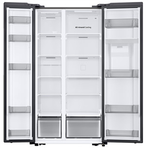 Samsung, NoFrost, 578 л, высота 178 см, серебристый - SBS-холодильник