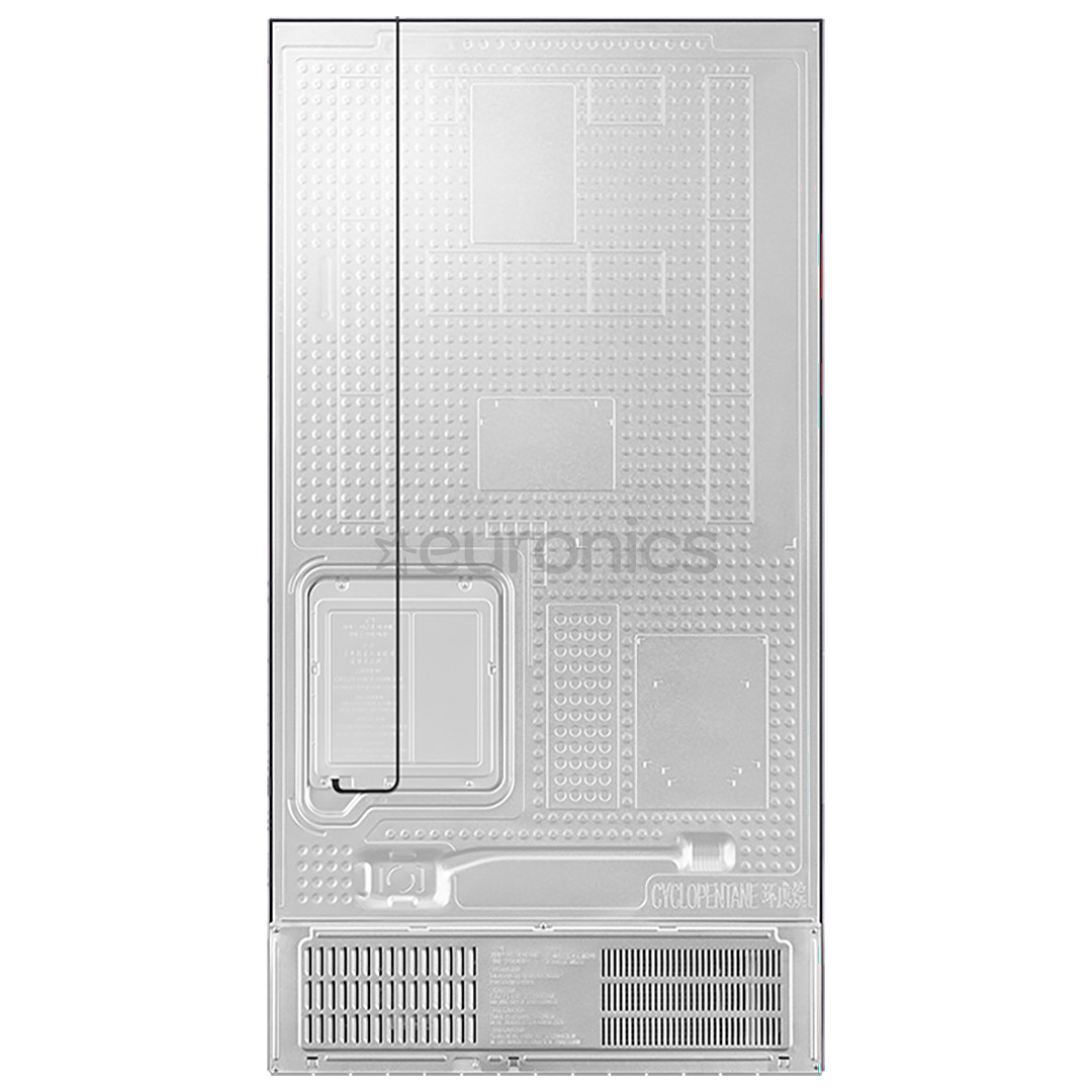 Samsung, NoFrost, 578 л, высота 178 см, серебристый - SBS-холодильник