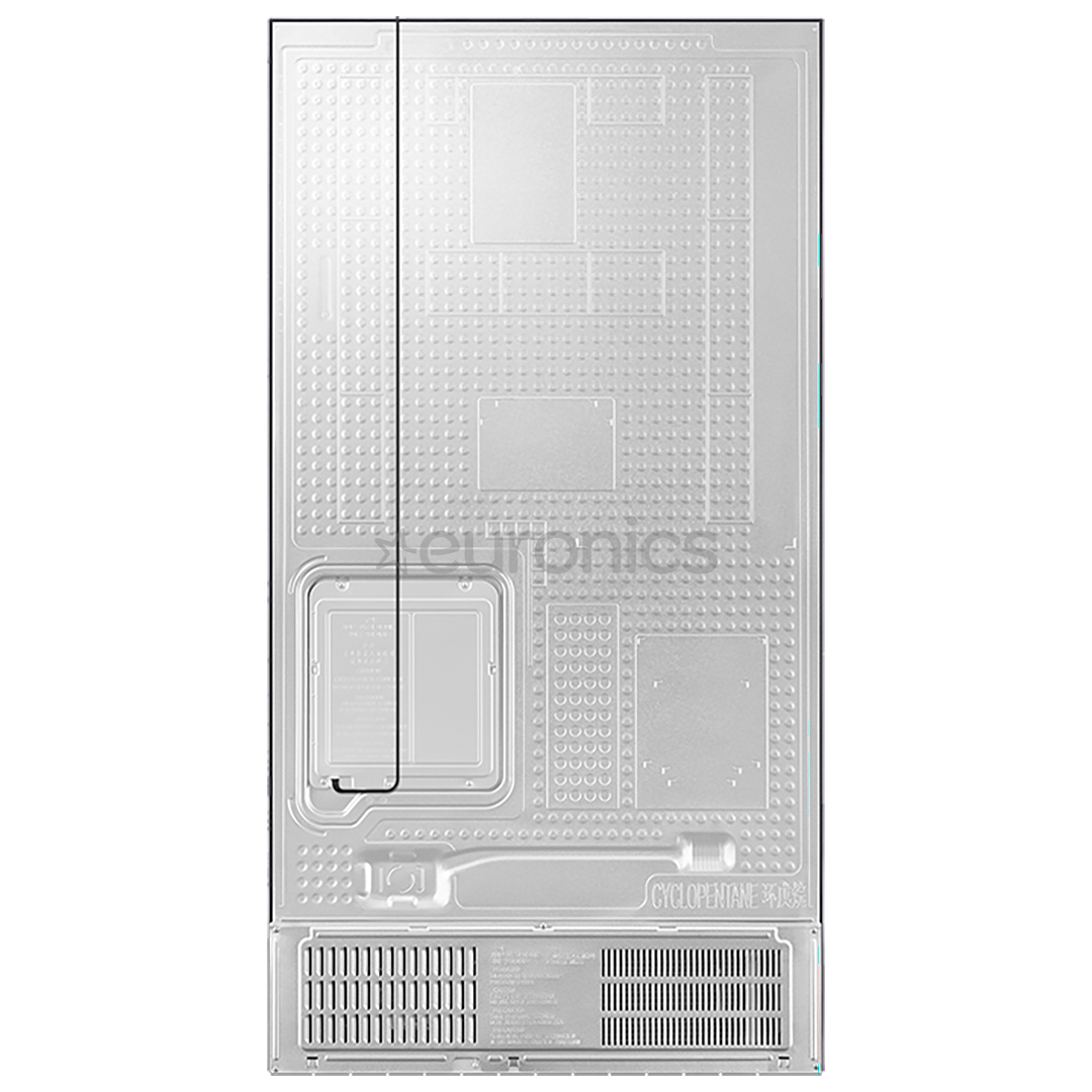 Samsung, NoFrost, 578 л, высота 178 см, серебристый - SBS-холодильник